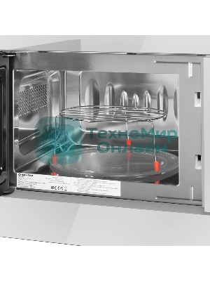 Микроволновая печь встраиваемая Maunfeld JBMO820GW01 белый, 20 л, 1080 Вт, переключатели - сенсор/поворотный механизм