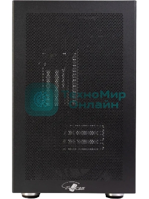 Корпус Midtower mATX Eurocase 00-01064257 MI05 черный без БП закаленное стекло USB 3.0