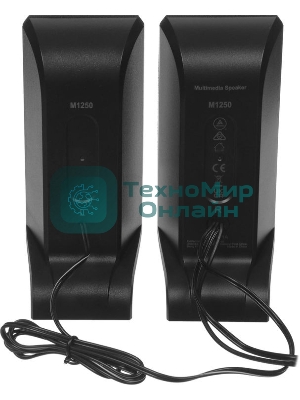 Акустическая система Edifier M1250 черный 2.0 активные