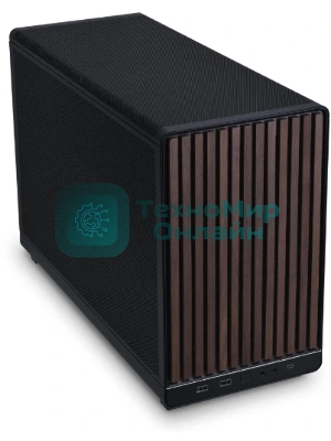 Корпус Lian Li A3-mATX Wood Black, Micro-Tower, чёрный