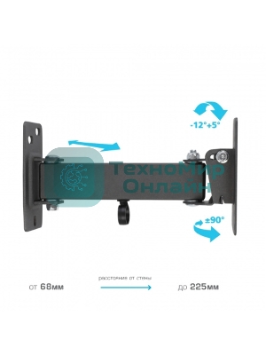 Кронштейн Kromax OPTIMA-103 черный, 10