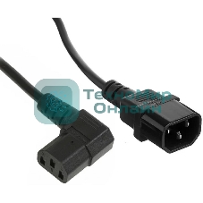 Кабель питания ExeGate Special EC-1,8S (C13 угловой->C14, 3*0.5мм2, CCA, черный, 1.8м)