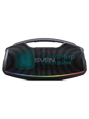 Портативная акустическая система SVEN PS-990, черный, 2.0, 2x90 Вт (RMS), IPx7, TWS, Bluetooth, USB, аккумулятор