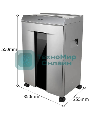 Шредер Deli 9958 серебристый с автоподачей (секр.P-4)/фрагменты/10лист./20лтр./скрепки/скобы