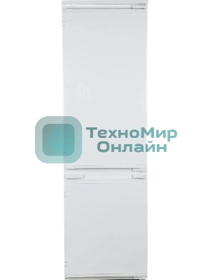 Встраиваемый холодильник Beko BCSA2750 двухкамерный белый