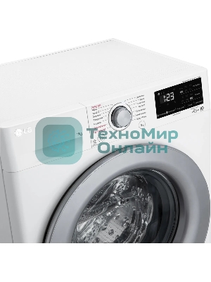 Стиральная машина LG F2V3HS4W белый, загрузка фронтальная 7 кг, 1200 об/мин., класс: A