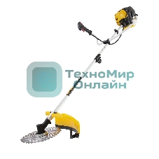 Триммер бензиновый Denzel DTL-43S, 43 см3, разъемная штанга, состоит из 2 частей