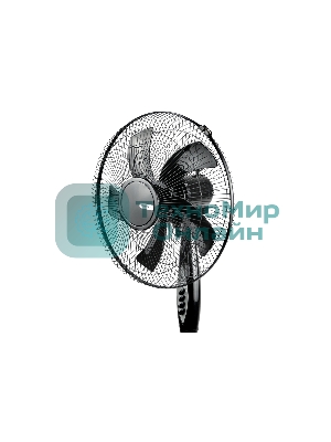 Напольный вентилятор Centek CT-5035 черный