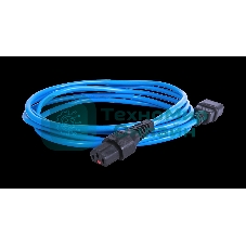 Шнур питания с фиксатором REM IEC 60320 C13/IEC 60320 C14, 10 А/250 В (3 * 1,0), 3 м, синий R-10-Cord-C13-C14-3-Blue