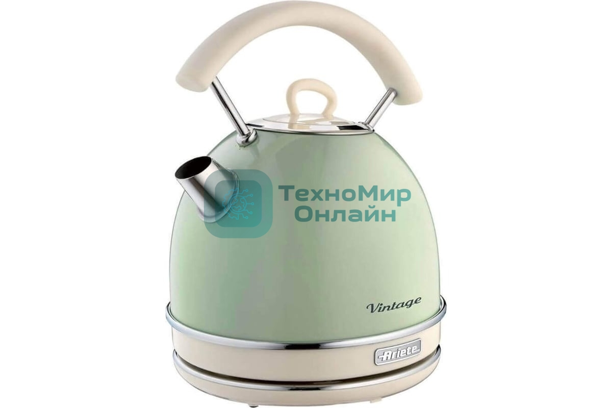 Чайник электрический Ariete 2877 CREAM/GR Vintage