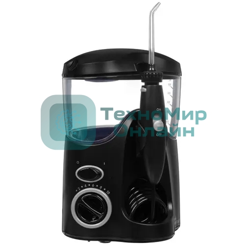Ирригатор Waterpik WF-112EU черный, от сети, 600 мл, 10 режимов