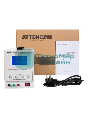 Лабораторный источник питания постоянного тока одноканальный Atten TPR3003T 3 А, 30 В, 90 Вт
