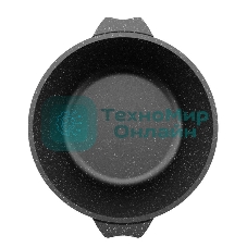 Кастрюля Гранит черный 2 л АП 42802