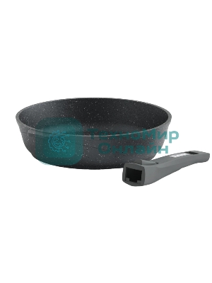 Сковорода Гранит 022701 22 см, съемн ручка