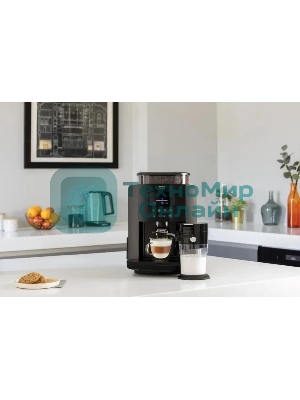 Кофемашина Krups Arabica Latte EA819E10 1450Вт черный/коричневый
