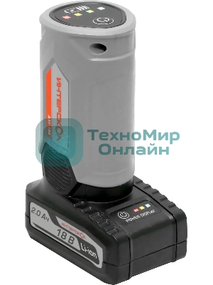 Дрель-шуруповерт ИНТЕРСКОЛ ДА-18ЭР, 12 В, 2 Ач, 35 Нм, щеточный