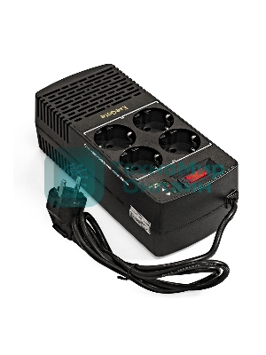 Стабилизатор ExeGate Power AD5000-1000 (1000VA/500W, диапазон 150...280В, 4 евророзетки)