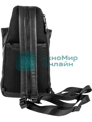 Рюкзак слинг Piquadro Harper CA6784AP/N черный кожа