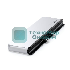 USB-концентратор двойной Satechi Dual USB-C Hub For Surface Pro 9, серебристый