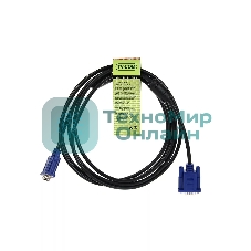 Кабель соединительный SVGA (15M/M) 3 м 2 фильтра TV-COM QCG120H-3M