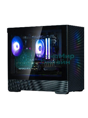 Компьютерный корпус ZALMAN P30 AIR, MATX, BLACK, WINDOW, 2xCombo (3.5'' or 2.5''), 3x2.5