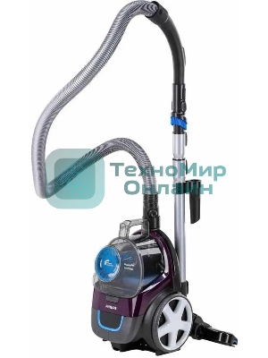 Пылесос Philips FC9333/09 фиолетовый, 750/900 Вт, уборка сухая, пылесборник контейнер, 1.5 л