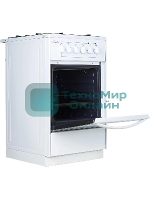 Плита комбинированная Лысьва ЭГ 401 СТ-2у белый, конфорок 4 газовых, духовка 57 л, 50 см x 85 см x 60 см (без крышки)