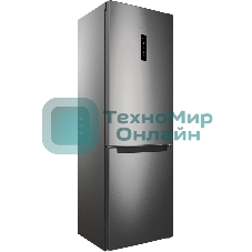 Холодильник Indesit ITS 5180 NG, темно-серый, двухкамерный 220/78л морозилка снизу, No Frost