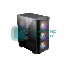 Компьютерный корпус MSI MAG FORGE M100A, Mini-Tower, черный 4x120мм