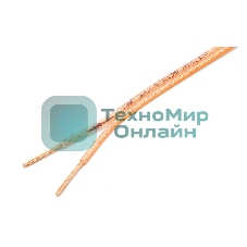 Акустический кабель Power Cube, 2x2,5, 100M, прозрачный, на катушке