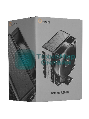 Кулер для процессора Ocypus Gamma A40 BK Gamma-A40-BK1NNWN00X-GL черный 100мм алюминий+медь 29,5db 4-pin 200W 133мм