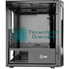 Компьютерный корпус Powercase Mistral Micro Z3B Mesh LED, Tempered Glass, 2x 140мм + 1х 120мм 5-color fan, черный, mATX (CMIMZB-L3)