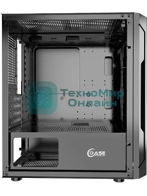 Компьютерный корпус Powercase Mistral Micro Z3B Mesh LED, Tempered Glass, 2x 140мм + 1х 120мм 5-color fan, черный, mATX (CMIMZB-L3)
