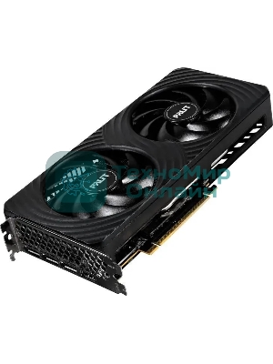 Видеокарта Palit GeForce RTX 5050 DUAL OC, NVIDIA RTX 5050, 8 ГБ GDDR6, 128 бит, PCI-e 5.0, 1xHDMI, 3xDP, 2647 МГц