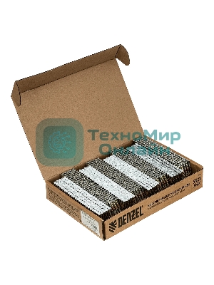 Гвозди Denzel для пнев. нейлера (оцинк.), длина - 50 мм, диам. - 2,9 мм, 2000 шт.