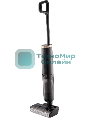 Пылесос вертикальный моющий Vitek VT-FW15PLUS черный, питание от аккумулятора, 120 Вт, уборка влажная/сбор жидкости/сухая, пылесборник 0.55 л