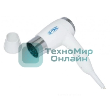 Фен G-Teq 8719S белый/серебристый, 1200 Вт