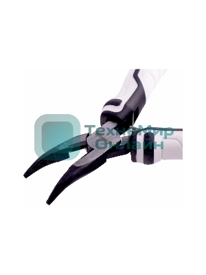 Длинногубцы Matrix Mini, 125 мм изогнутые, авторазжим, PRO