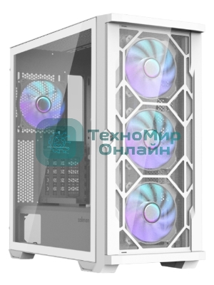 Компьютерный корпус MidiTower Zalman Z10 DUO White (без блока питания) (Zalman Z10 DUO White)