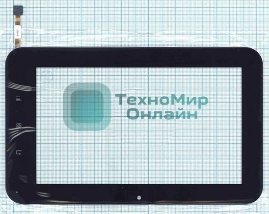 Сенсорное стекло (тачскрин) TOPSUN C0010 B1, черное