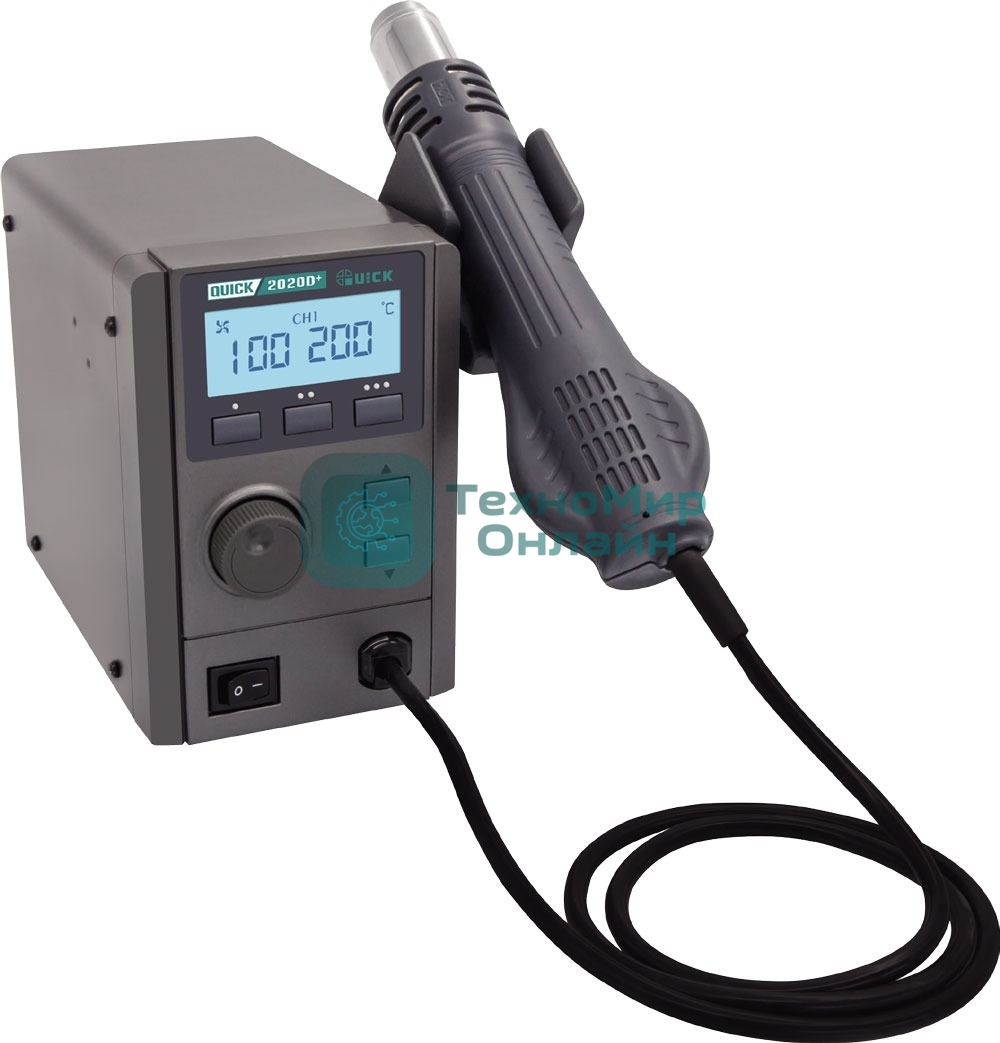 Паяльная станция термовоздушная Quick 2020D+ 750W