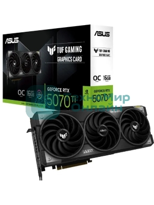 Видеокарта ASUS TUF-RTX 5070TI-O16G-GAMING RTX 5070TI,HDMIx2,DPx3,16G,D7