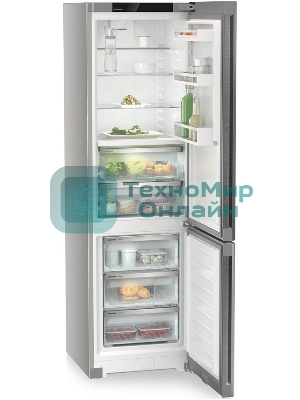 Холодильник Liebherr CBNsdc 573i-22 серебристый двухкамерный 266/94л морозилка снизу, No Frost