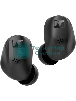 Наушники TWS Sennheiser Accentum True Wireless черный, внутриканальные, Bluetooth, гибридное активное шумоподавление, до 28 ч