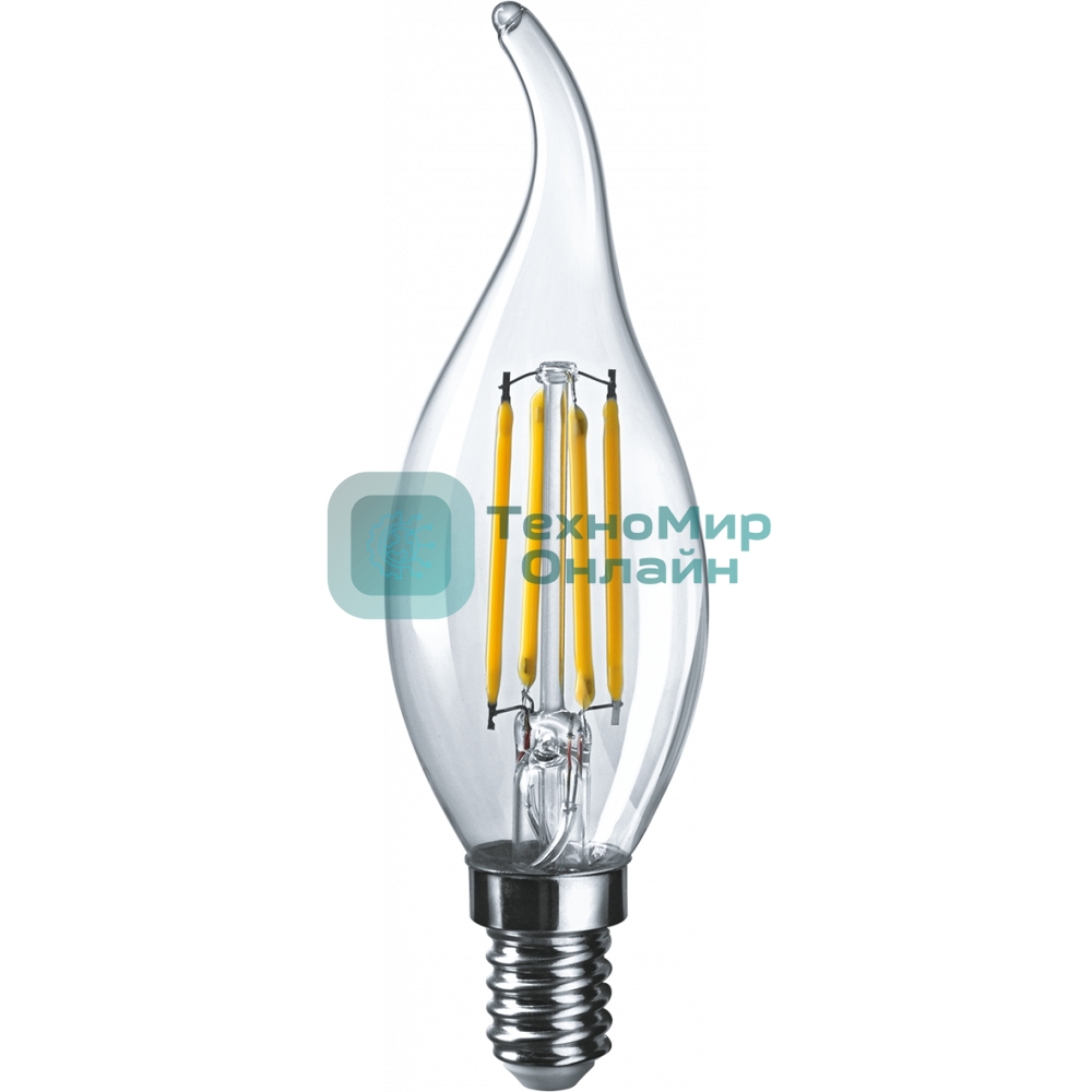 Лампа светодиодная ОНЛАЙТ 80899 OLL-F-FC35-10-230-4K-E14