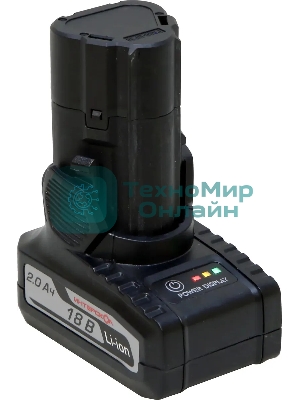 Дрель-шуруповерт ИНТЕРСКОЛ ДА-18ЭР, 12 В, 2 Ач, 35 Нм, щеточный