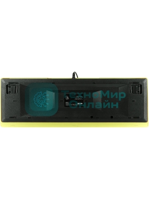Клавиатура проводная A4Tech Bloody B810RC Punk USB желтый/черный