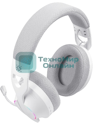 Гарнитура Defender Weaver Pro белый, беспроводная, радиоканал, до 20 ч, подсветка