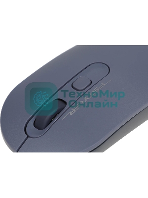 Мышь беспроводная A4Tech Fstyler FG20 пепельный/синий, 2000 dpi, радиоканал, USB, кнопки - 4