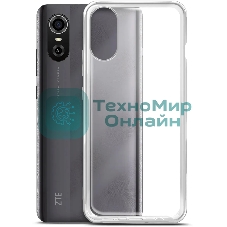 Чехол (клип-кейс) BORASCO для ZTE Blade A31 Plus, прозрачный